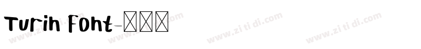 Turin Font字体转换